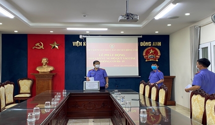 Viện KSND các huyện Quốc Oai, Đông Anh, Mỹ Đức cùng phát động chương...